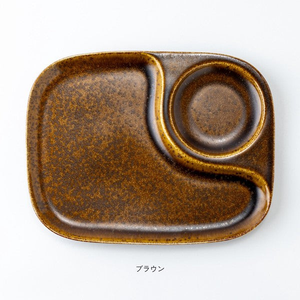 日本製 NEST 早餐分隔盤|日系質感餐盤 輕食盤 居家餐桌 分格盤
