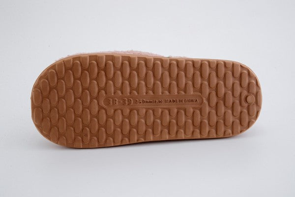 Tirol Cozy 厚底毛絨室內拖鞋 23–24.5cm|日系居家拖鞋 室內鞋 輕量防滑 暖腳拖 保暖拖鞋