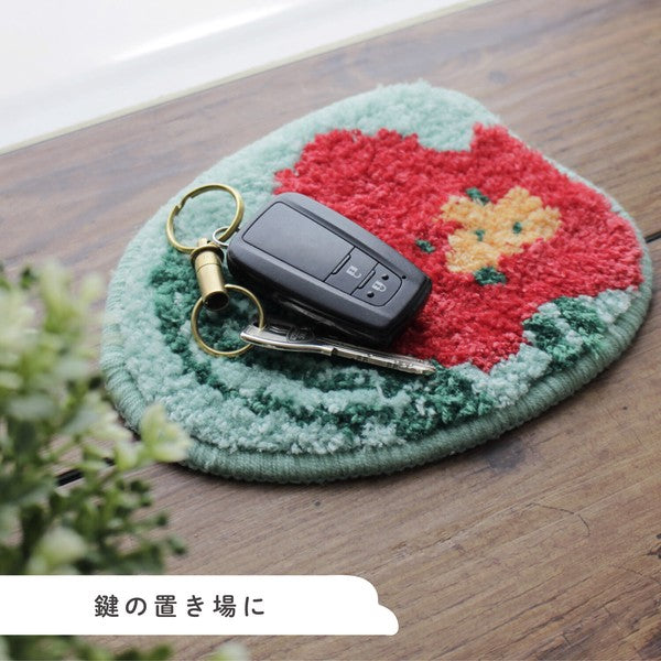 日本 nook 蓬鬆造型迷你置物墊|飾品置物墊 桌面收納墊 玄關鑰匙墊 桌墊