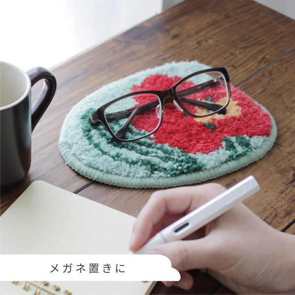 日本 nook 蓬鬆造型迷你置物墊|飾品置物墊 桌面收納墊 玄關鑰匙墊 桌墊