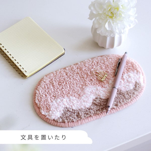 日本 nook 蓬鬆造型迷你置物墊|飾品置物墊 桌面收納墊 玄關鑰匙墊 桌墊