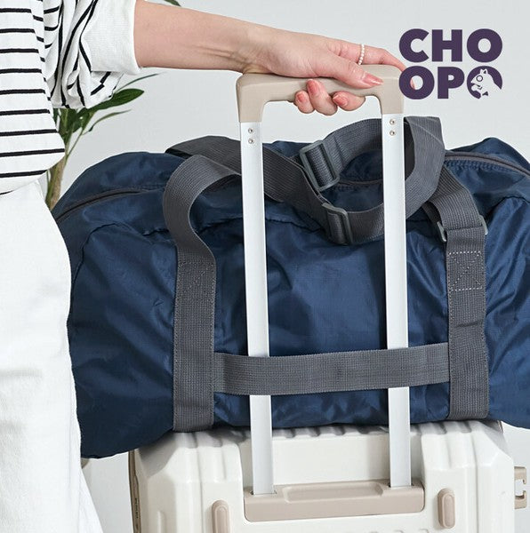 日本 CHOOP 可折疊大容量旅行包 30L 防潑水|旅行袋 可掛行李箱 摺疊旅行袋 登機包 日本代購