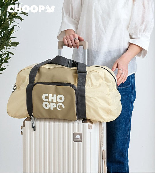 日本 CHOOP 可折疊大容量旅行包 30L 防潑水|旅行袋 可掛行李箱 摺疊旅行袋 登機包 日本代購