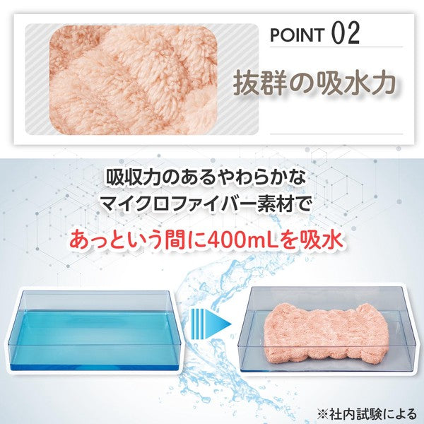 日本 寬版超細纖維吸水髮帽 適用頭圍42~60cm 洗臉髮帶 洗澡髮帶 乾髮巾 包頭髮毛巾 乾髮帽 乾髮