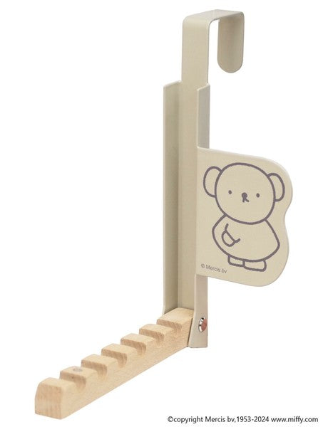 日本 Miffy 米菲兔&小熊 可折疊門掛|門後掛鉤 門後收納 門後收納架