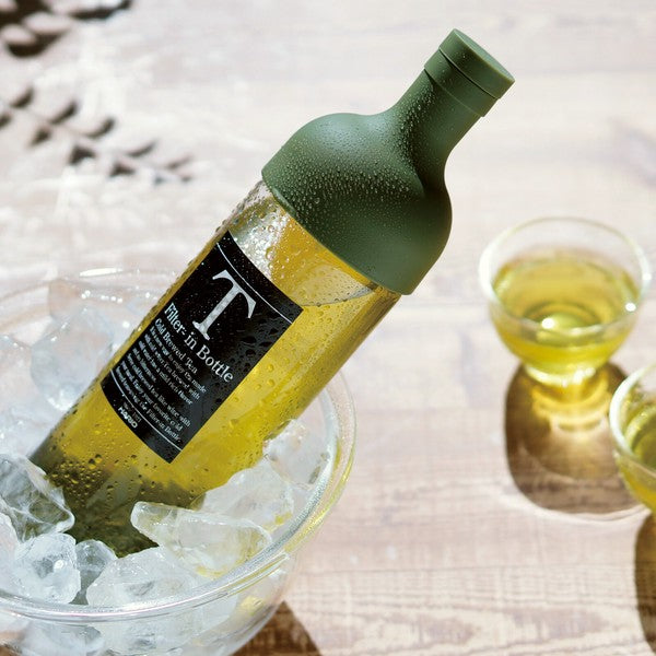 日本製 HARIO 經典酒瓶造型 冷泡茶玻璃瓶|冷泡茶瓶 冷水壺 泡茶瓶 冷泡壺
