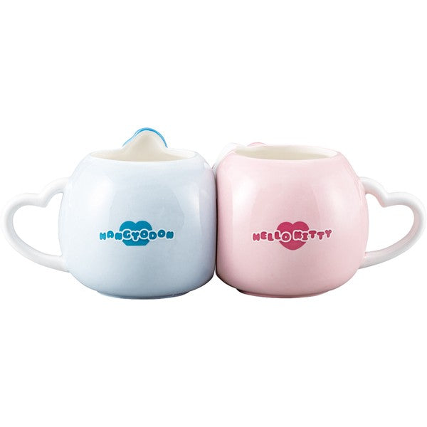 日本 三麗鷗 Hello Kitty & 漢頓 對杯馬克杯組 250ml|情侶對杯 可愛馬克杯