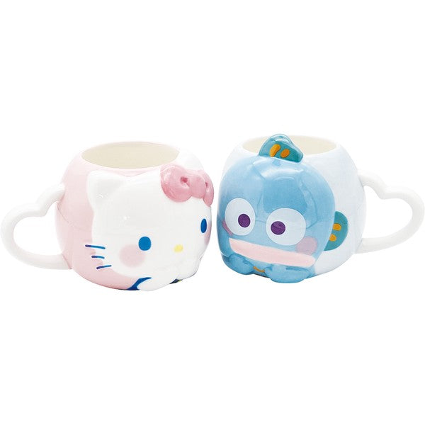日本 三麗鷗 Hello Kitty & 漢頓 對杯馬克杯組 250ml|情侶對杯 可愛馬克杯