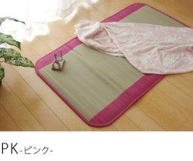 日本製造 九州藺草 兒童涼蓆 草蓆70×120cm 藍色|涼蓆 草蓆 兒童涼蓆 - 富士通販