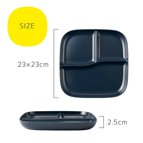 日本製 SoLow 輕量PET樹脂分隔餐盤 | 211餐盤 減脂餐盤 健康餐盤