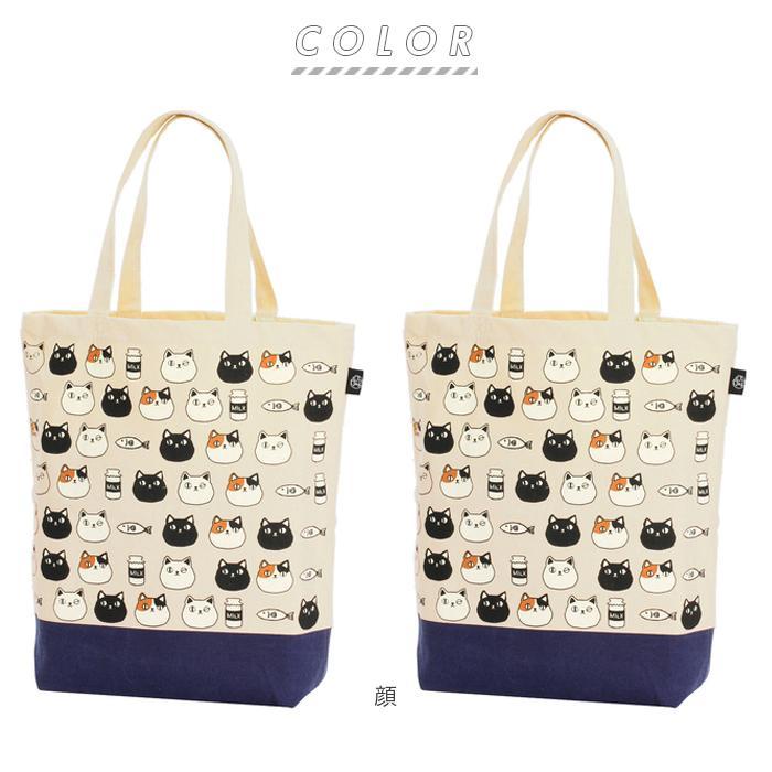 KURO 貓咪手提袋│午餐袋 便當袋 補習袋 托特包