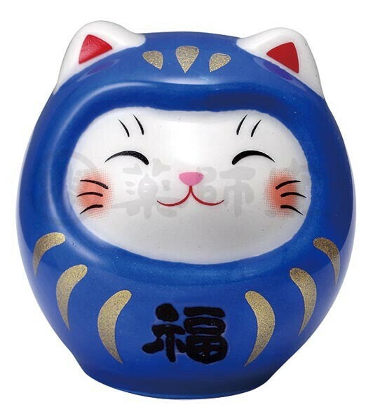 日本 藥師窯 達摩招財貓擺飾 附大吉籤詩 四色 | 幸運不倒翁 開運 招財 居家 辦公裝飾