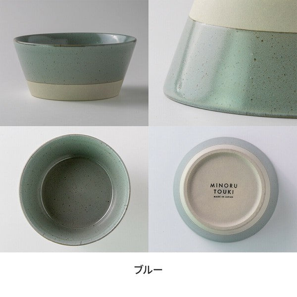 日本製 美濃燒 SPLIT 赤土雙色釉藥陶碗 | 沙拉碗 配菜碗 湯碗 優格碗 日式飯碗