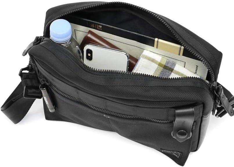 日本 Porter 黑色 Heat 斜背包 703-07970|側背包 休閒包 通勤包