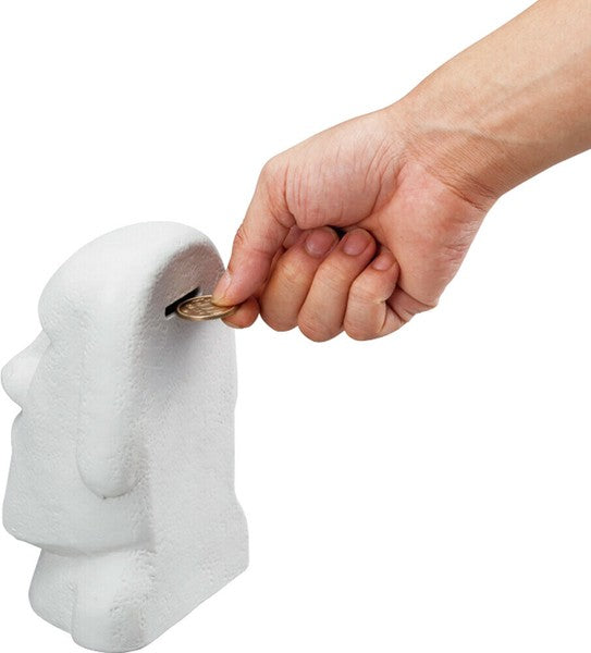 日本 Sunart 摩艾再現! 石像存錢筒 盒裝 | 復活島摩艾 摩艾石像 摩艾存錢筒 送禮 交換禮物