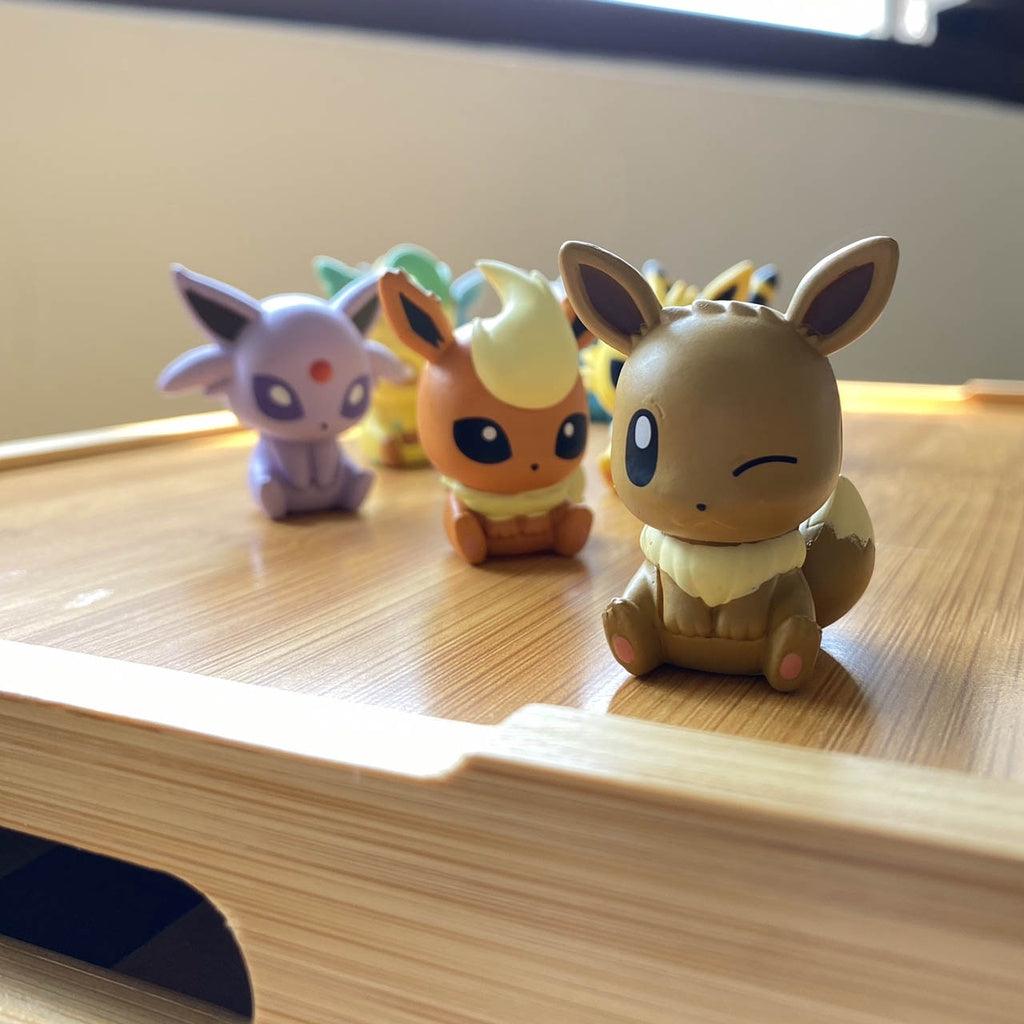 日本萬代 精靈寶可夢造型公仔夾|伊布系列 全9種 模型公仔 扭蛋 蛋糕裝飾 - 富士通販