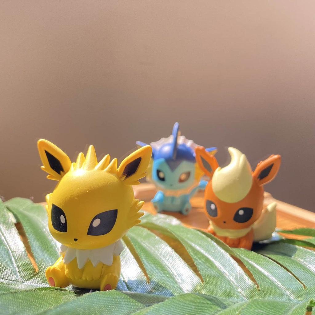 日本萬代 精靈寶可夢造型公仔夾|伊布系列 全9種 模型公仔 扭蛋 蛋糕裝飾 - 富士通販
