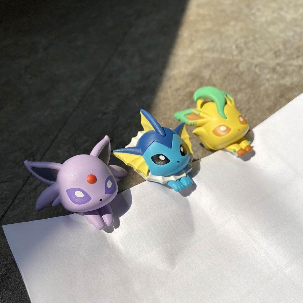 日本萬代 精靈寶可夢造型公仔夾|伊布系列 全9種 模型公仔 扭蛋 蛋糕裝飾 - 富士通販