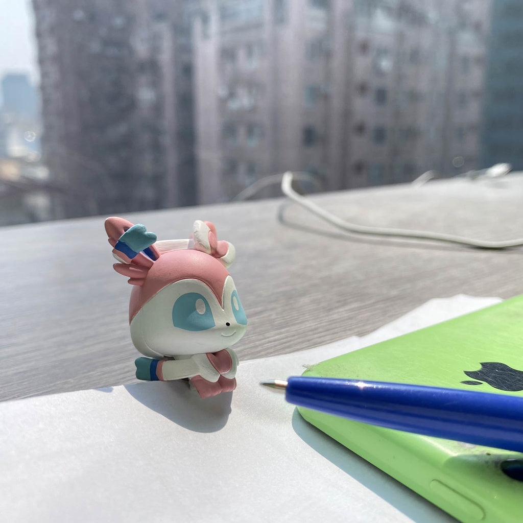 日本萬代 精靈寶可夢造型公仔夾|伊布系列 全9種 模型公仔 扭蛋 蛋糕裝飾 - 富士通販