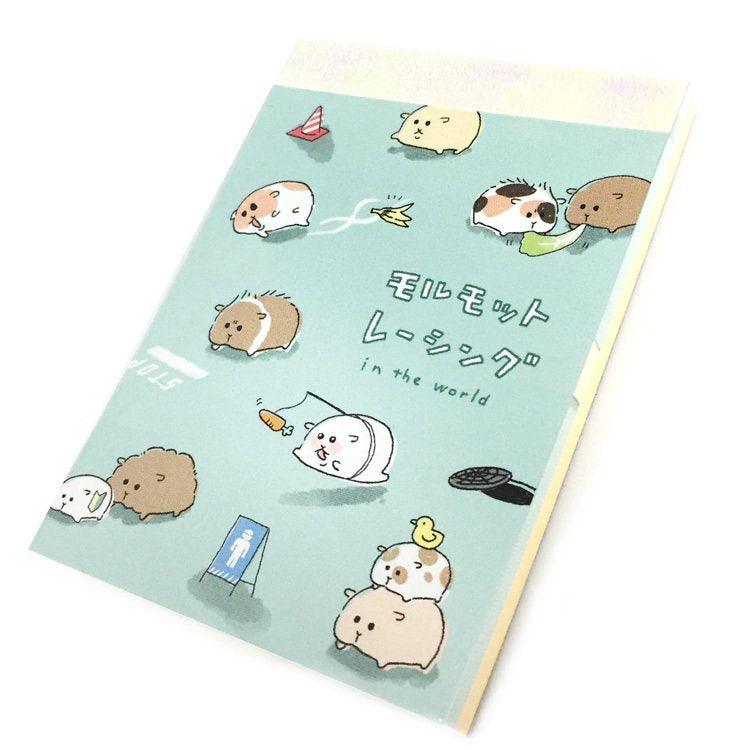 日本製天竺鼠便條紙-90張|開學文具便條本 - 富士通販