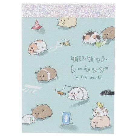 日本製天竺鼠便條紙-90張|開學文具便條本 - 富士通販