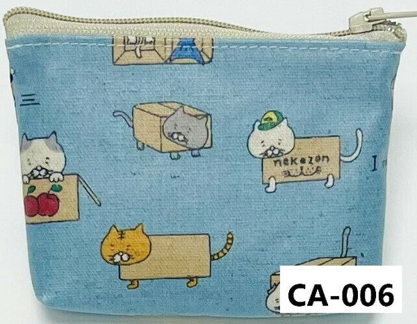 日本製 手工貓咪造型零錢包 | 防水設計小錢包 收納包