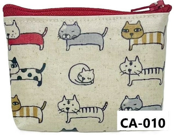 日本製 手工貓咪造型零錢包 | 防水設計小錢包 收納包