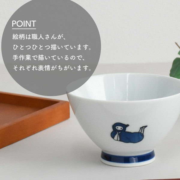日本製 波佐見燒 KYU-JISTU系列 人類與貓碗 | 陶瓷碗 湯碗 飯碗 逸品社 天龍窯