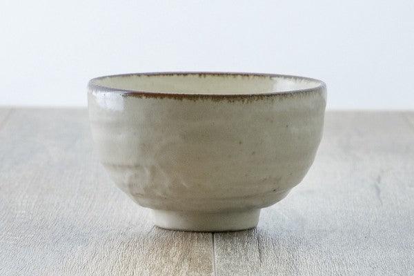 日本製 COTON 簡約 木棉白 棕色線條 日本碗盤系列