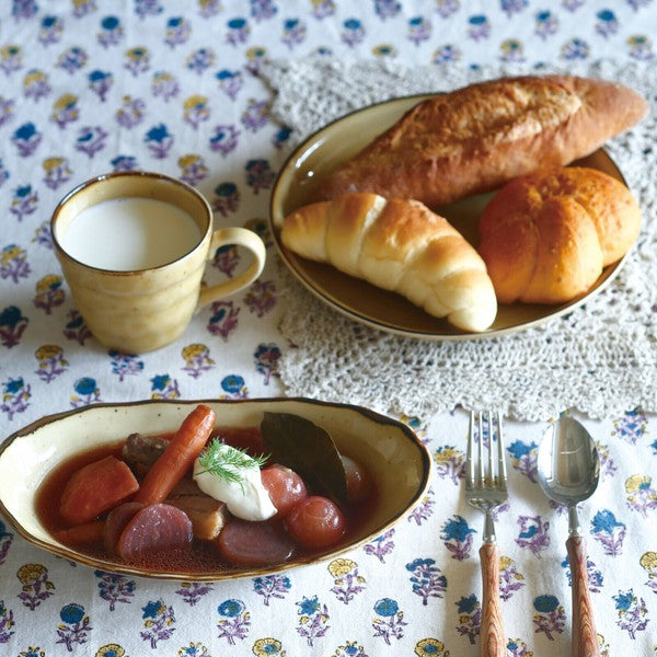 日本製 Brownie系列餐盤 | 船型長盤 咖哩盤 圓盤 不規則盤