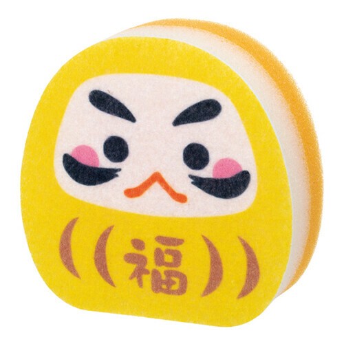 日本 開運達摩造型清潔海綿 | 廚房海綿 造型菜瓜布