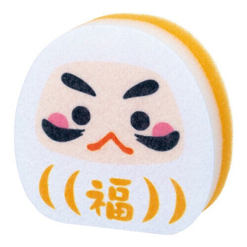 日本 開運達摩造型清潔海綿 | 廚房海綿 造型菜瓜布