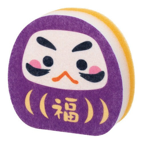 日本 開運達摩造型清潔海綿 | 廚房海綿 造型菜瓜布