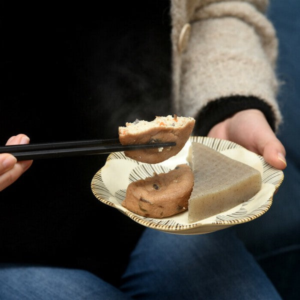 日本製 波佐見燒 natural69 粉引花型餐盤 | 陶瓷盤 餐盤 日式餐盤 淺盤