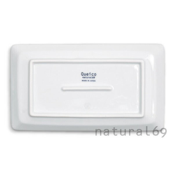 日本製 natural69 波佐見燒 cocomarine 長方盤 | 海洋生物 陶瓷盤 美耐皿器