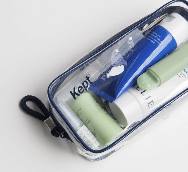 日本 RAYMAY 藤井 Kept 透明網格化妝包 | 收納袋 文具收納 小物收納 萬用袋