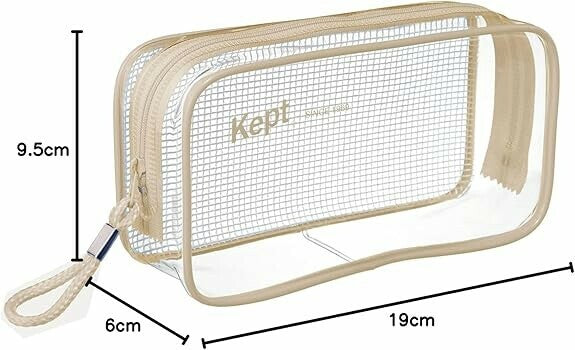 日本 RAYMAY 藤井 Kept 透明網格化妝包 | 收納袋 文具收納 小物收納 萬用袋