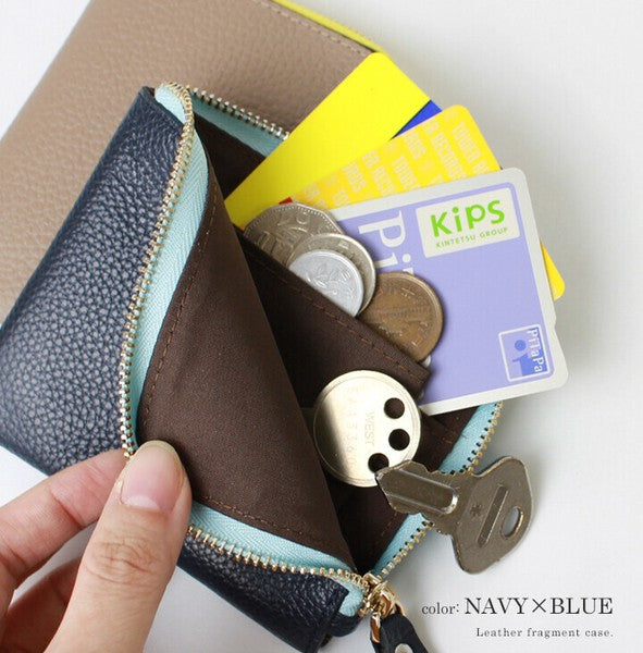 日本 LIZDAYS 超薄真皮短夾 | 輕薄隨身 L型皮夾 小皮夾 卡包 零錢包 男女通用 多色