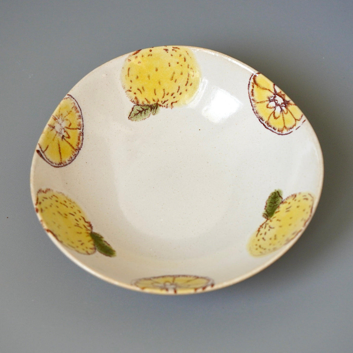 日本製 手繪 柚子 餐具系列 陶瓷碗 陶瓷盤|飯碗 水果盤 甜點盤 - 富士通販