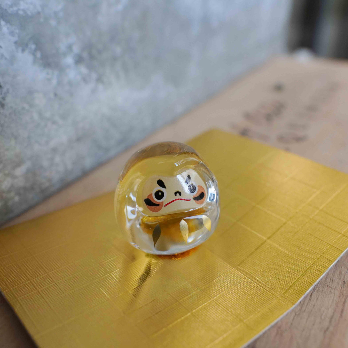 日本 金彩硝子 招福萬來 玻璃達摩組|裝飾品擺件 開店賀禮 入厝禮物