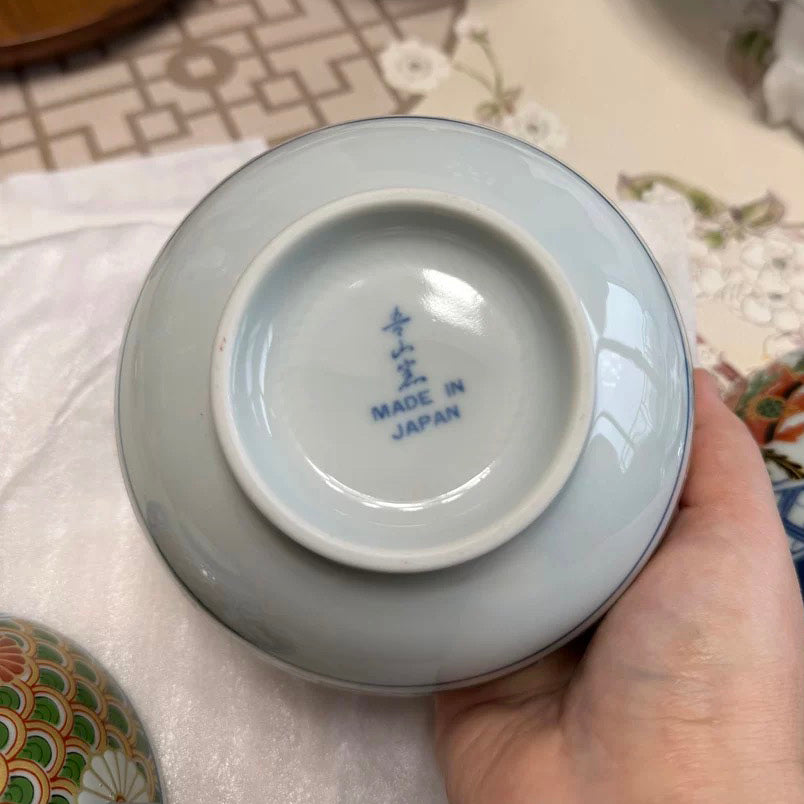 日本製 美濃燒 錦彩碗︱宮廷風 古伊萬里 日式餐具