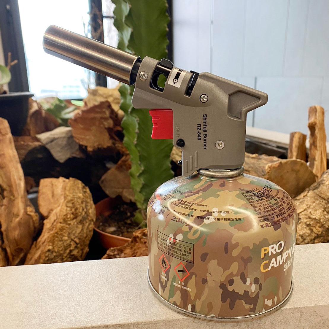 日本製 新富士 瓦斯罐噴槍頭|電子式點火 可調節火力 可360度 - 富士通販