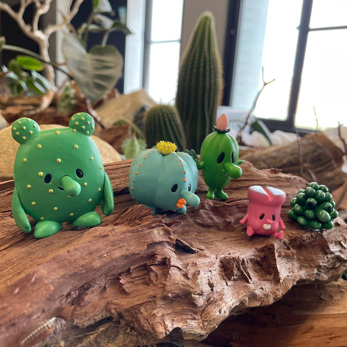 日本 熊貓之穴 仙人掌公仔 扭蛋|多肉植物 蛋糕裝飾 盆栽裝飾 - 富士通販