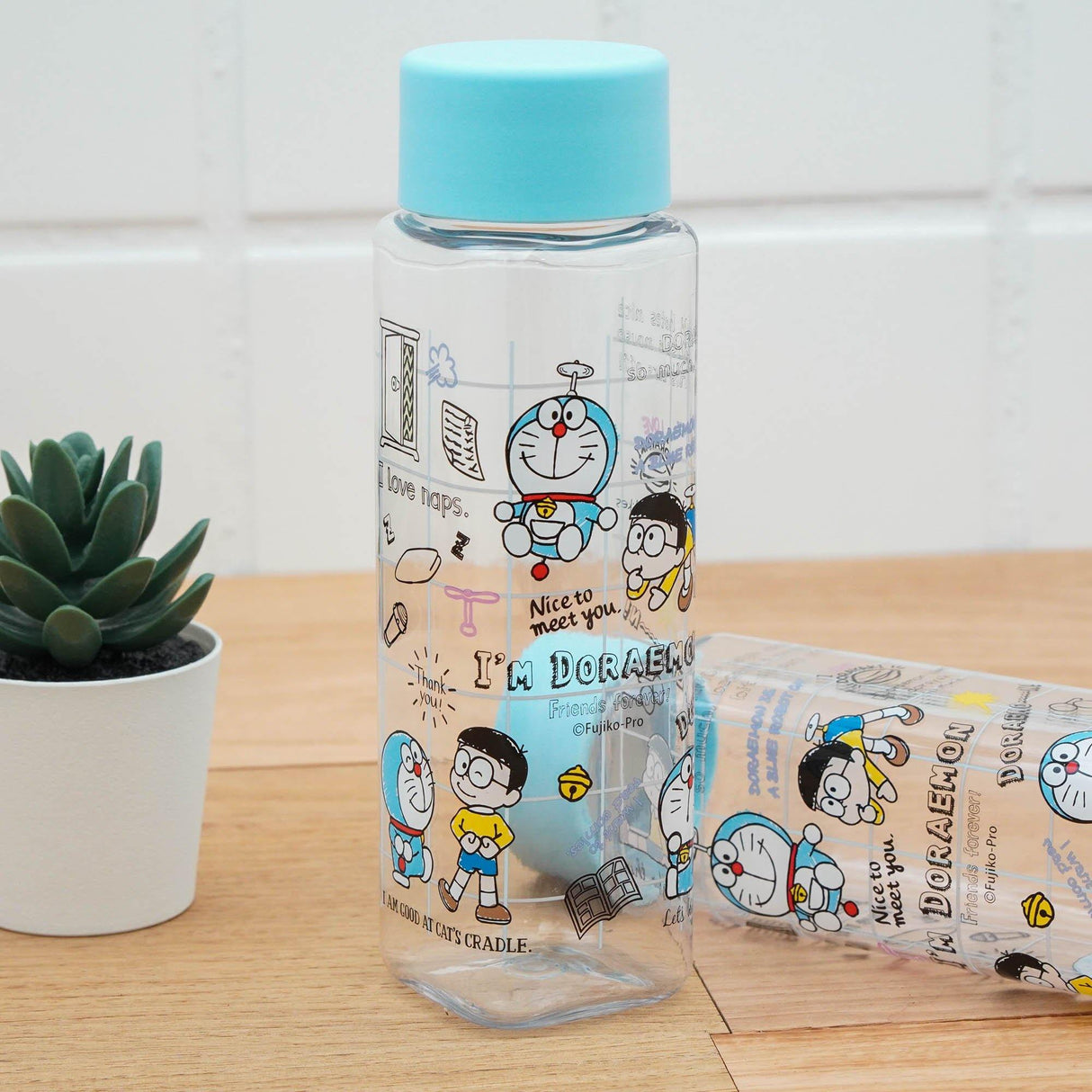 哆啦A夢水瓶|小叮噹大雄竹蜻蜓卡通造型水壺 - 富士通販