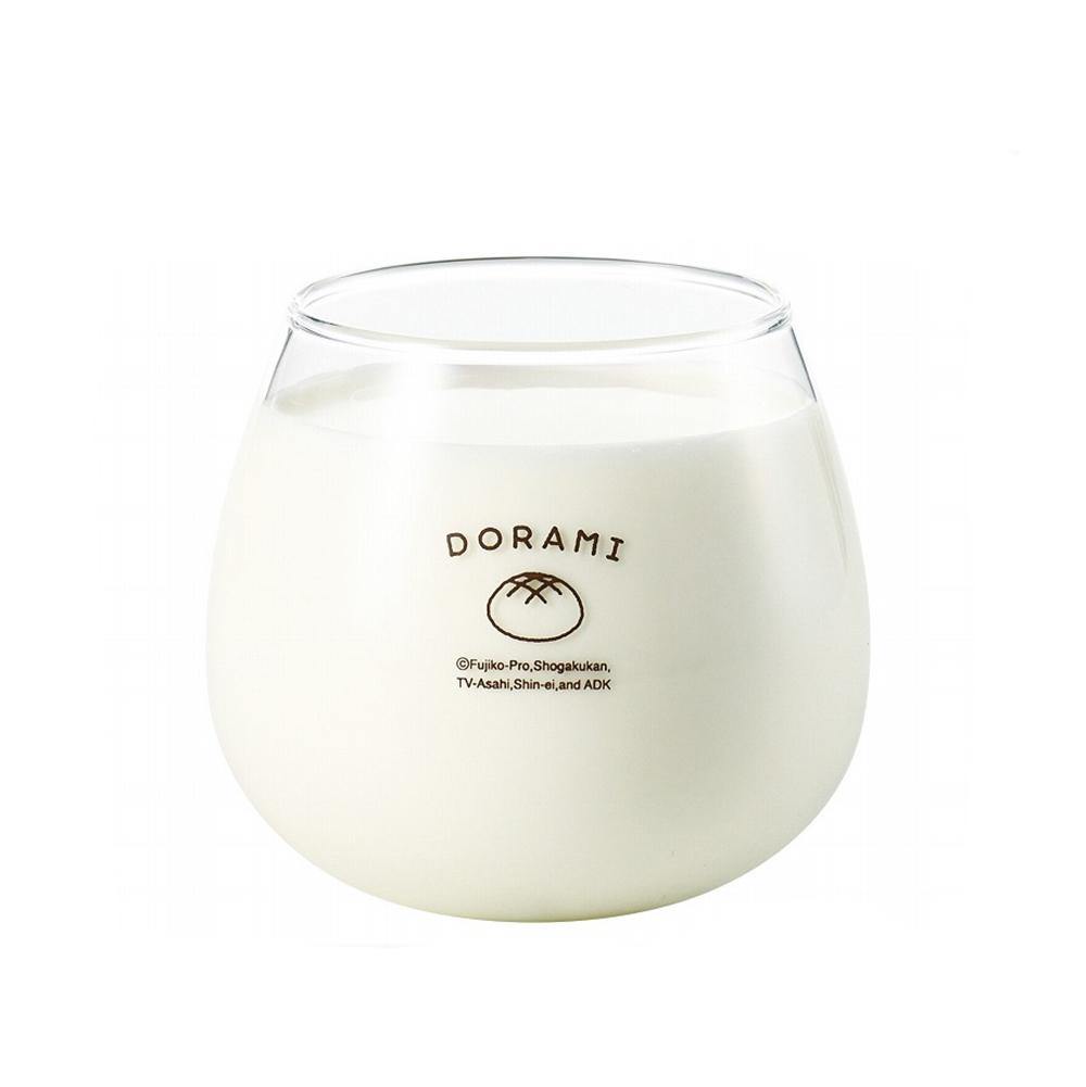 哆啦A夢、哆啦美玻璃牛奶杯,小叮噹透明飲料杯 - 富士通販