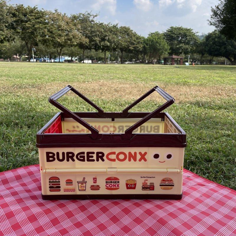 日本直送 摺疊收納籃-漢堡/哆啦A夢/恐龍/玩具總動員|居家收納摺疊籃 - 富士通販