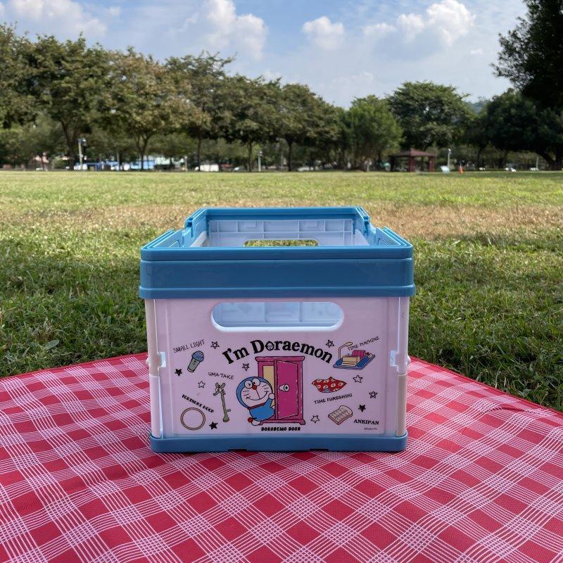 日本直送 摺疊收納籃-漢堡/哆啦A夢/恐龍/玩具總動員|居家收納摺疊籃 - 富士通販