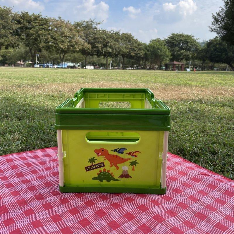 日本直送 摺疊收納籃-漢堡/哆啦A夢/恐龍/玩具總動員|居家收納摺疊籃 - 富士通販