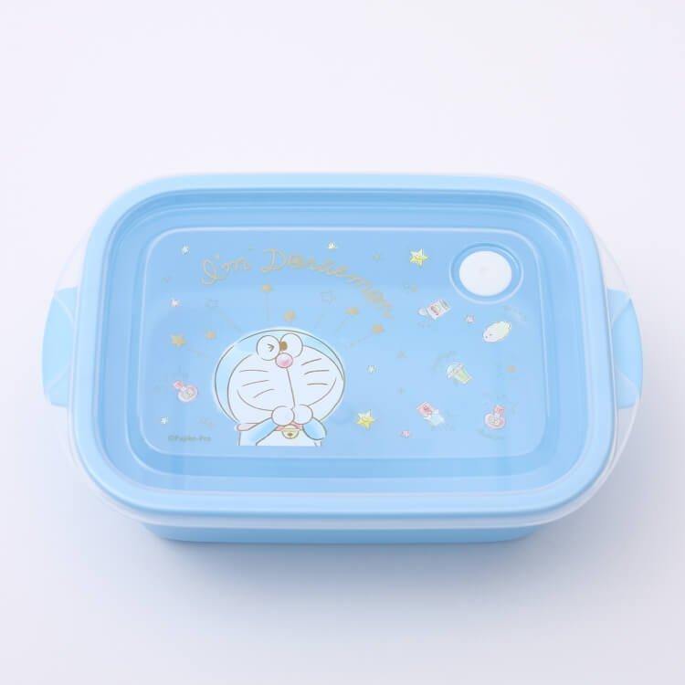 日本製 哆啦A夢雙層保鮮盒(2入組)|密封盒配菜容器 透明保鮮盒 - 富士通販