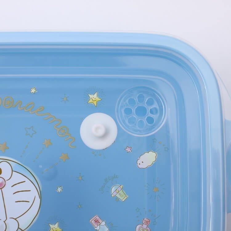 日本製 哆啦A夢雙層保鮮盒(2入組)|密封盒配菜容器 透明保鮮盒 - 富士通販